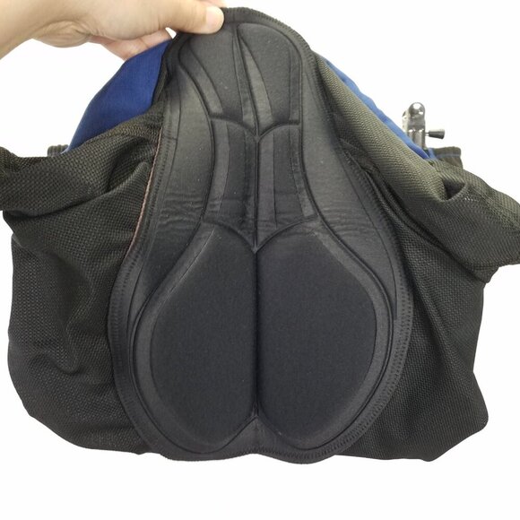 Aero Tech Designs Cycling Shorts Women's L Blue Nylon Shell Spandex Padded Seat - Picture 12 of 16